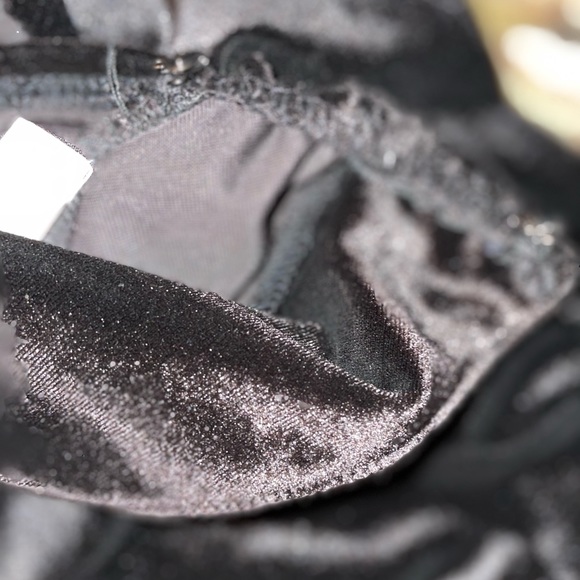 BNWT H by Halston Velour Jumpsuit - Picture 6 of 7